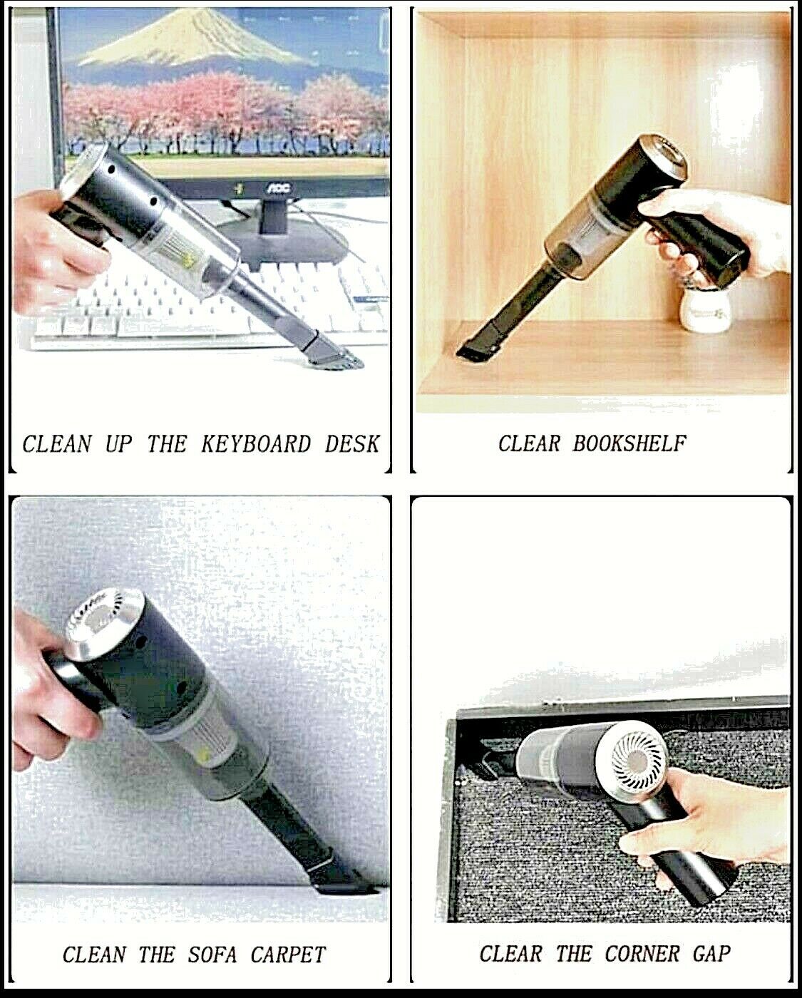 إليك مكنسة يدوية لاسلكية الخيار الأنسب لك للقيام بأعمال التنظيف بكل سهولة، ت