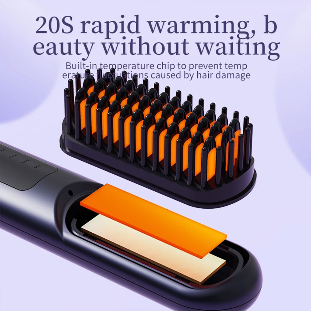 فرشاة شعر حرارية 2 في 1