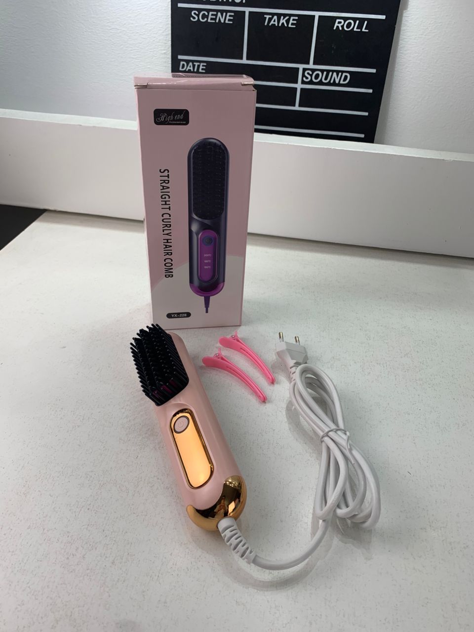 فرشاة شعر حرارية 2 في 1